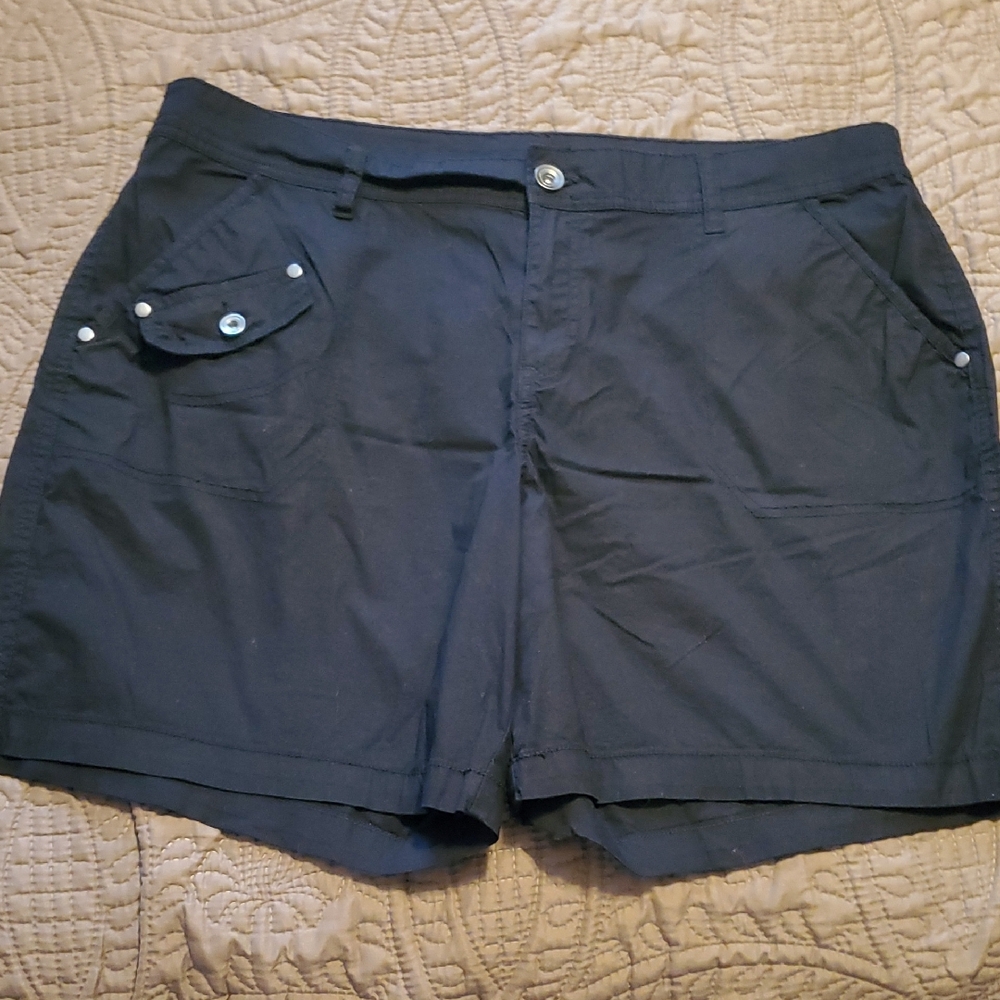 Women's Black Casual Shorts